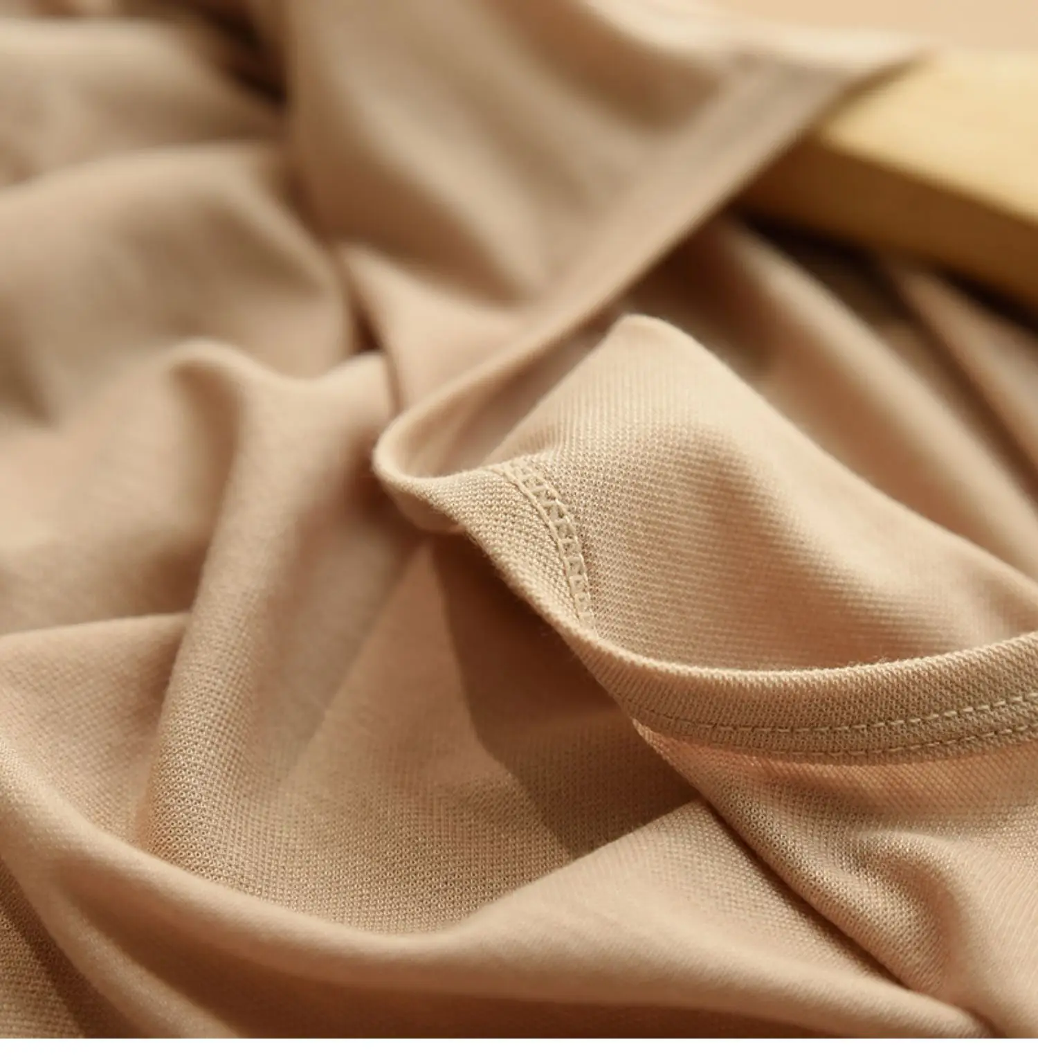 Men Women Beige Cotton T-Shirt Summer Wear — feature 46