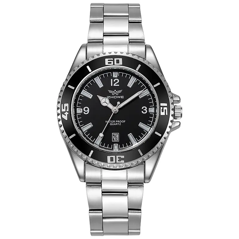 Men's Quartz Watch with Large Display & Stainless Steel Band — feature 8