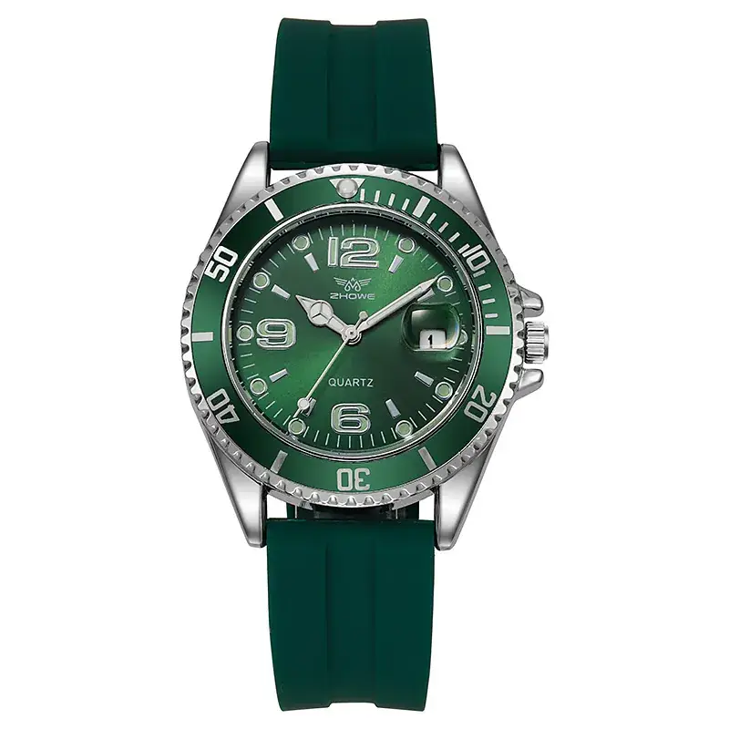 Men's Quartz Watch with Large Display & Stainless Steel Band - Image 4
