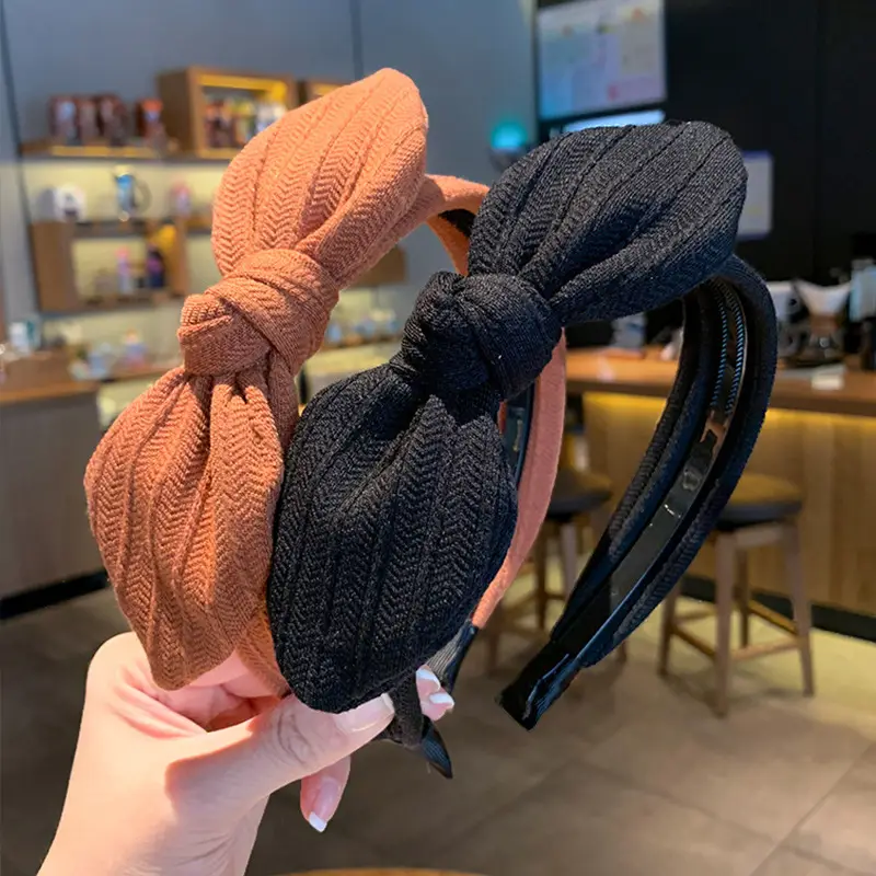 Korean Style Bow Headband with Toothed Anti-Slip Design — feature 6