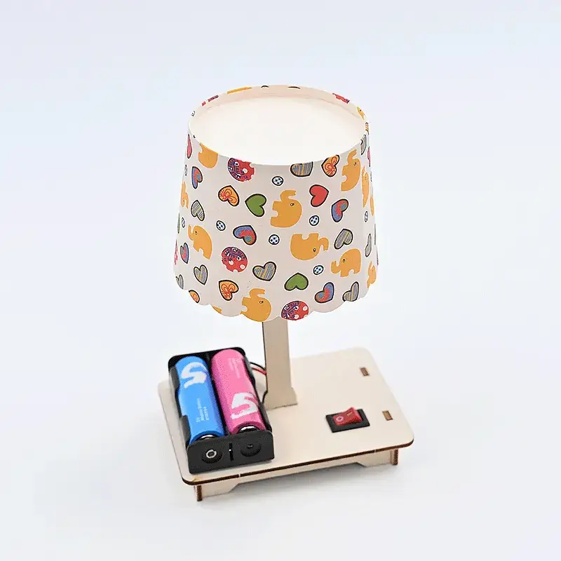 Self-made Paper Cup Mosaic Lamp for Science Experiment - Image 3