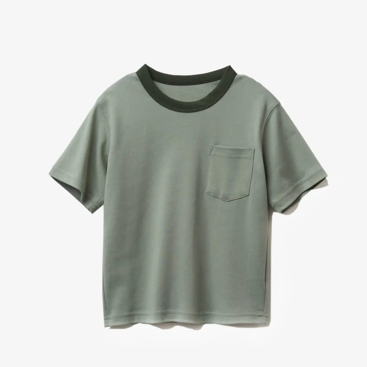 Double-sided Water Soft Cotton Kids T-Shirt Short Sleeve - Image 5