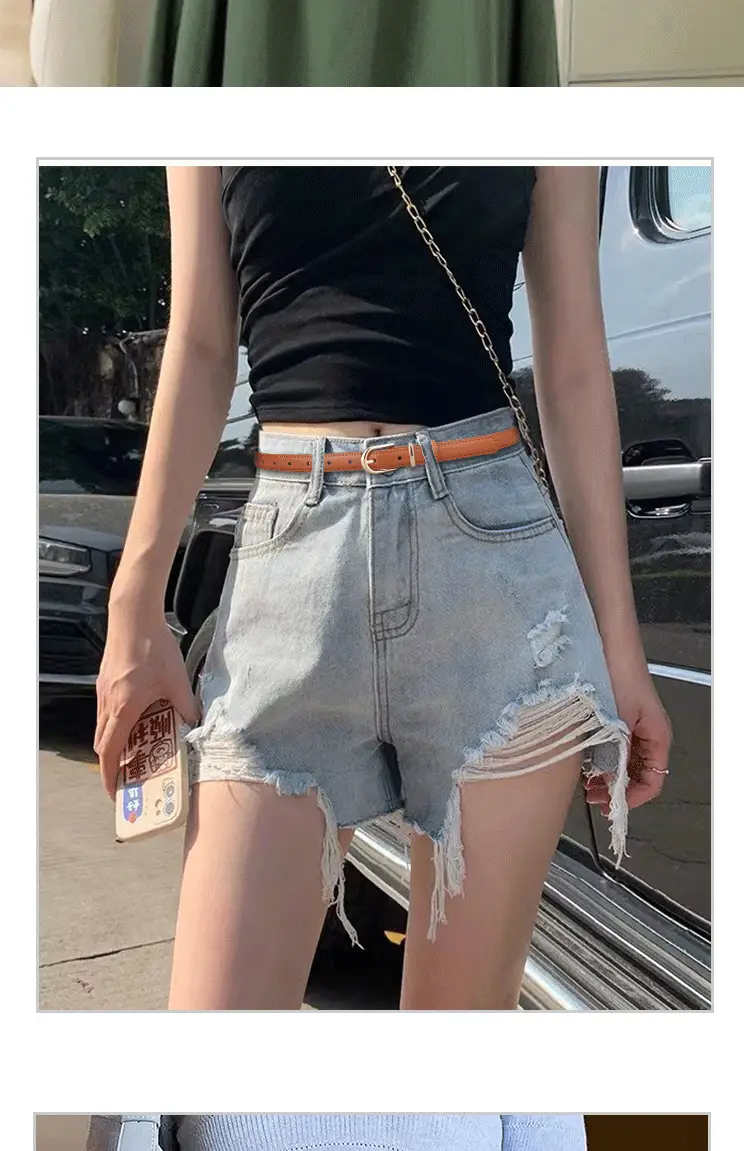 Women's Genuine Leather Belt with Gold Buckle β feature 2