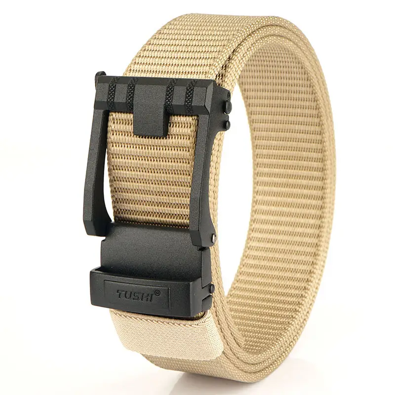 Men's Black All-Capacity Buckle Belt with Non-Porous Strap - Image 7