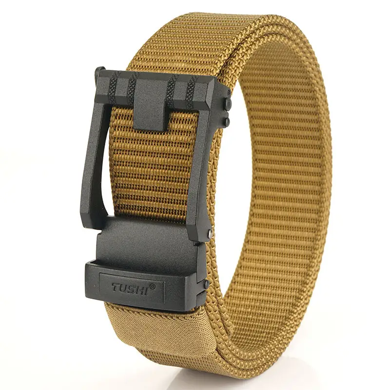 Men's Black All-Capacity Buckle Belt with Non-Porous Strap - Image 3