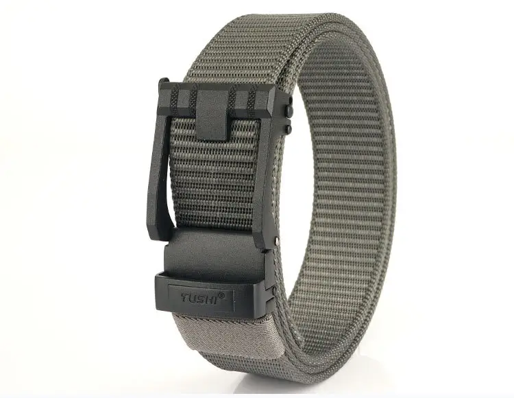 Men's Black All-Capacity Buckle Belt with Non-Porous Strap — feature 18