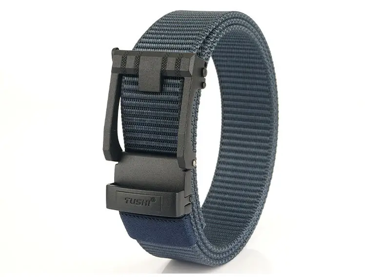 Men's Black All-Capacity Buckle Belt with Non-Porous Strap — feature 19