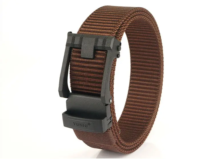 Men's Black All-Capacity Buckle Belt with Non-Porous Strap — feature 23
