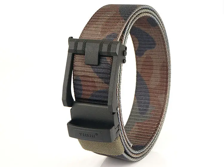 Men's Black All-Capacity Buckle Belt with Non-Porous Strap — feature 24