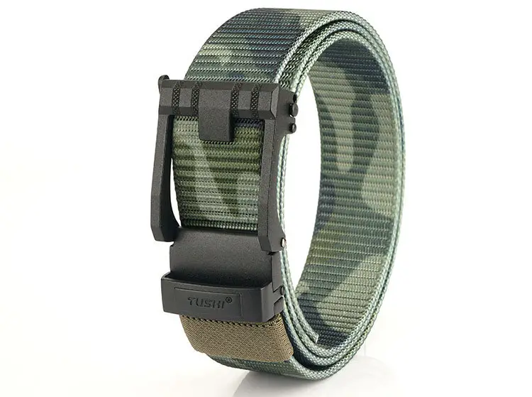 Men's Black All-Capacity Buckle Belt with Non-Porous Strap — feature 25