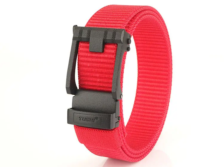 Men's Black All-Capacity Buckle Belt with Non-Porous Strap — feature 26