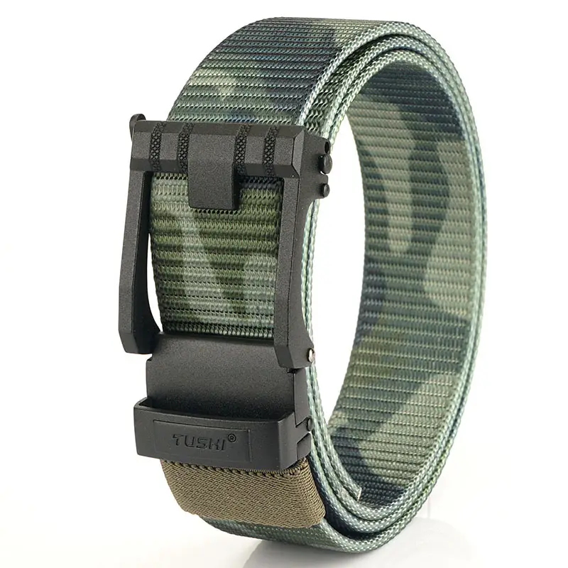 Men's Black All-Capacity Buckle Belt with Non-Porous Strap - Image 10