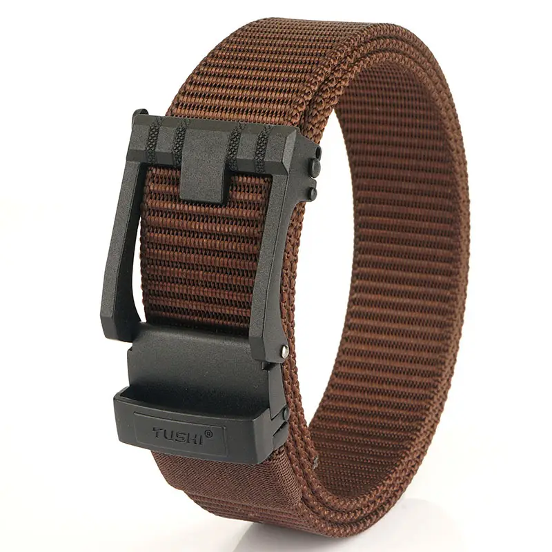 Men's Black All-Capacity Buckle Belt with Non-Porous Strap - Image 6