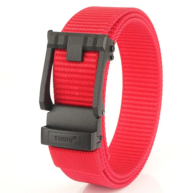 Men's Black All-Capacity Buckle Belt with Non-Porous Strap - Image 8