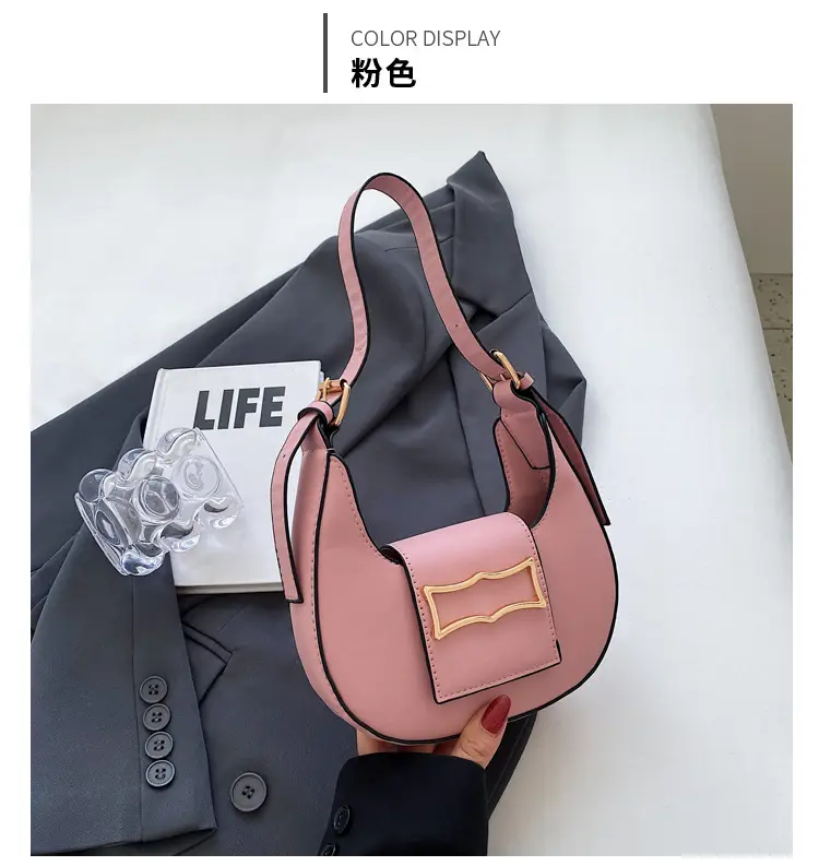 Pink Metaphysical Concepts Shoulder Bag for Women — feature 26