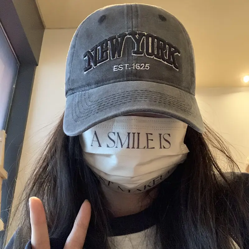 Men's New York City New Era Cap with ASmile Print