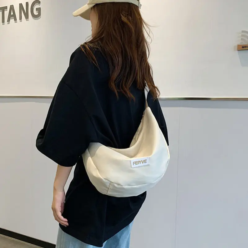 Light Blue Japanese Style Messenger Bag Large Capacity - Image 8