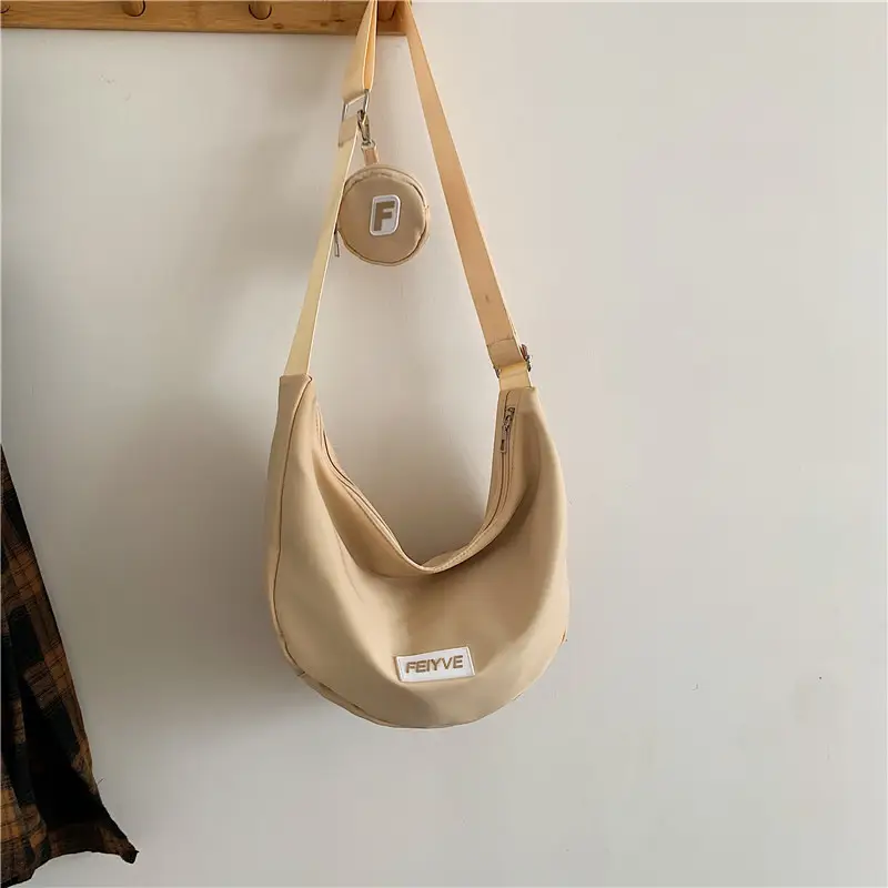 Light Blue Japanese Style Messenger Bag Large Capacity - Image 4