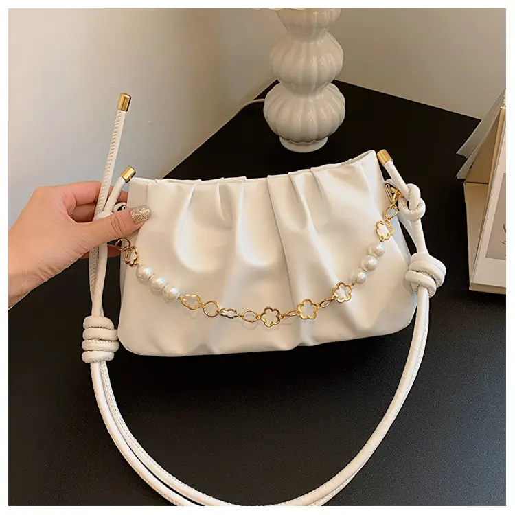 Black Pleated Shoulder Bag for Women 2023 — feature 20