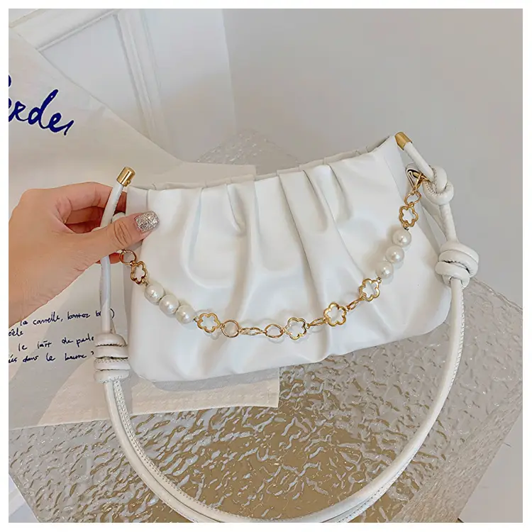 Black Pleated Shoulder Bag for Women 2023 — feature 25