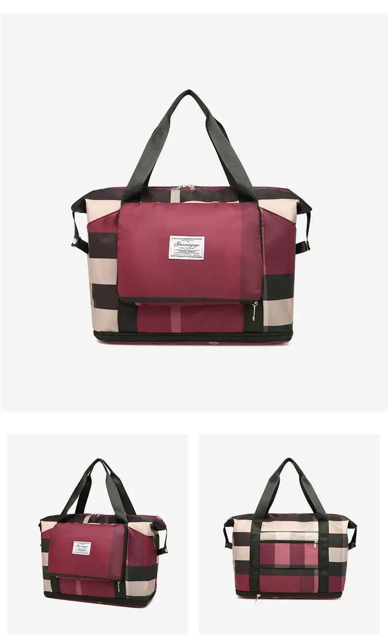 New Travel Bag Outdoor Sports Large Capacity Travel Bag Extended Fashion Fitness Bag Trendy Shoulder Bag — feature 7