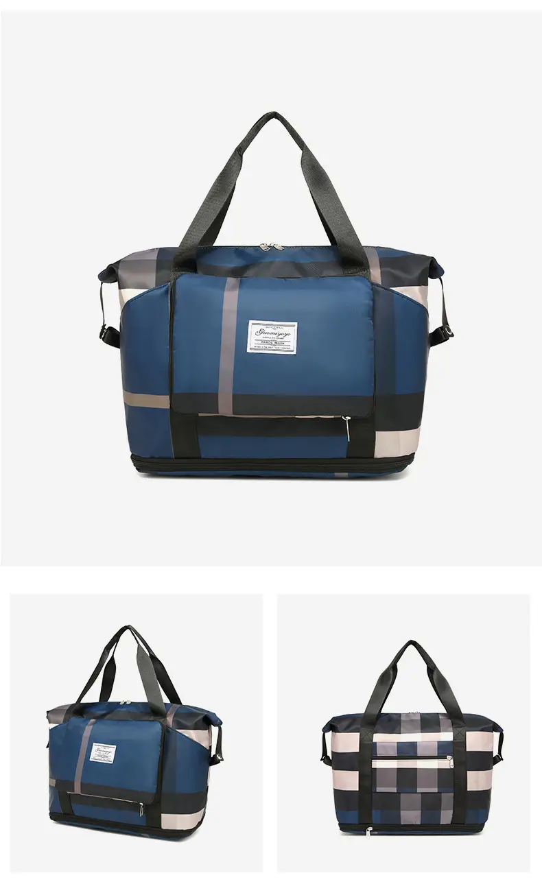 New Travel Bag Outdoor Sports Large Capacity Travel Bag Extended Fashion Fitness Bag Trendy Shoulder Bag — feature 8