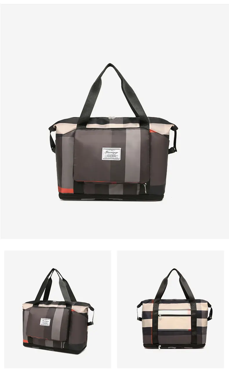 New Travel Bag Outdoor Sports Large Capacity Travel Bag Extended Fashion Fitness Bag Trendy Shoulder Bag — feature 9