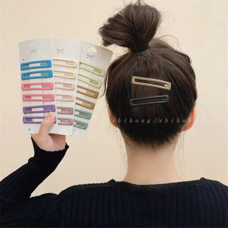 6 Pack Frosted Hair Clips for Girls & Teens - Image 6