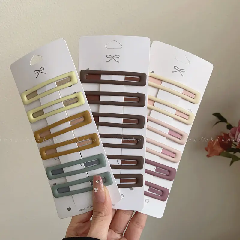 6 Pack Frosted Hair Clips for Girls & Teens — feature 11