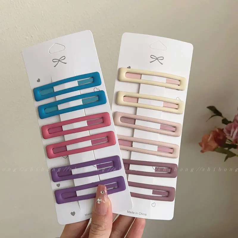 6 Pack Frosted Hair Clips for Girls & Teens — feature 12
