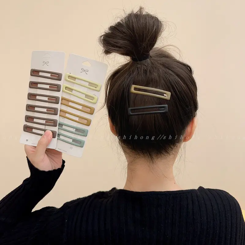 6 Pack Frosted Hair Clips for Girls & Teens — feature 5