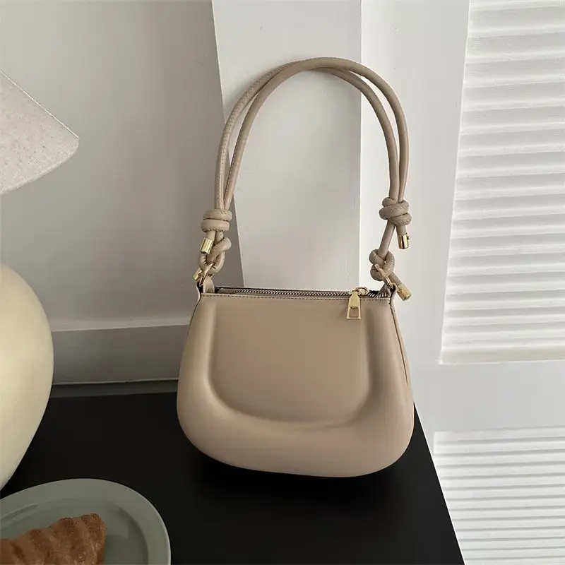 Beige High-End Women's Shoulder Crossbody Bag 2026 - Image 2
