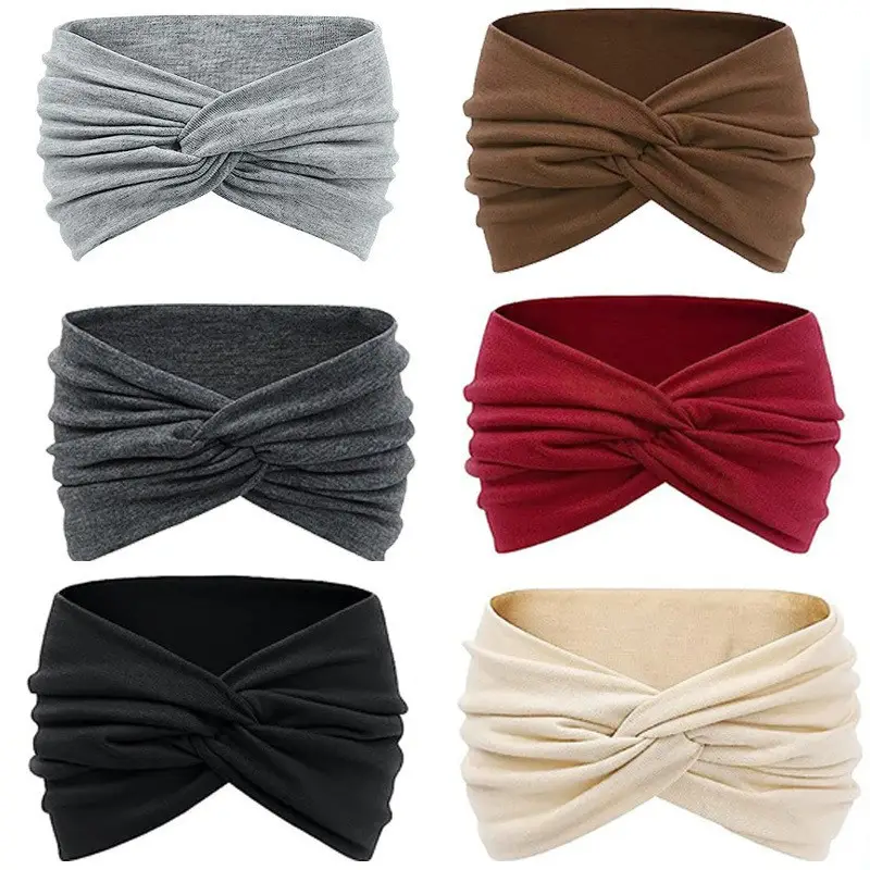 Wide Knitted Hair Band for Yoga & Pregnancy - Image 9