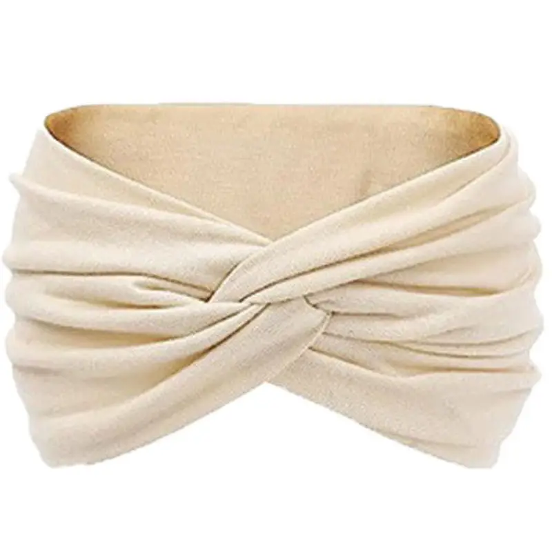 Wide Knitted Hair Band for Yoga & Pregnancy - Image 11