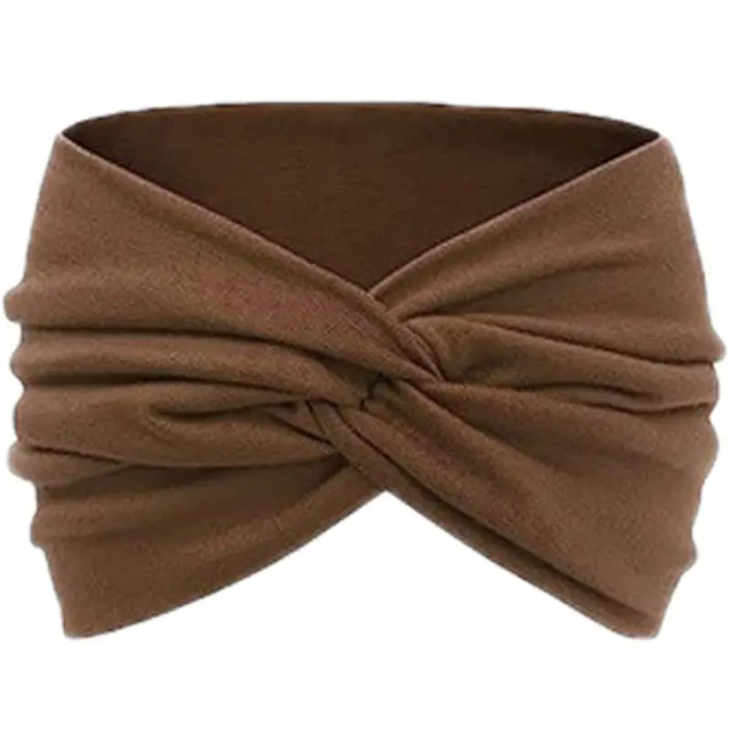 Wide Knitted Hair Band for Yoga & Pregnancy - Image 2