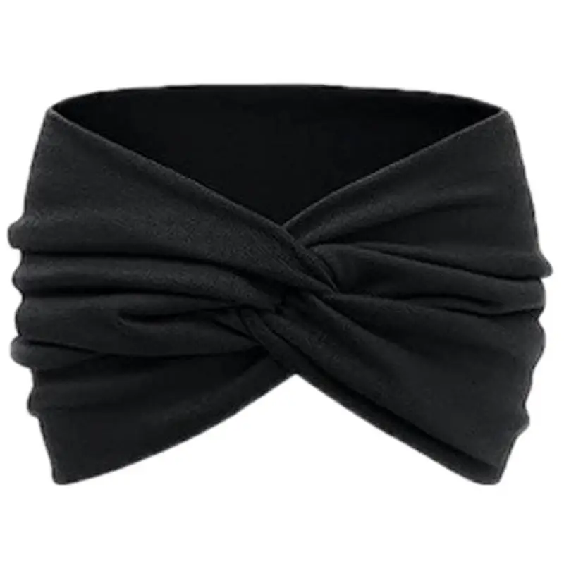 Wide Knitted Hair Band for Yoga & Pregnancy - Image 5