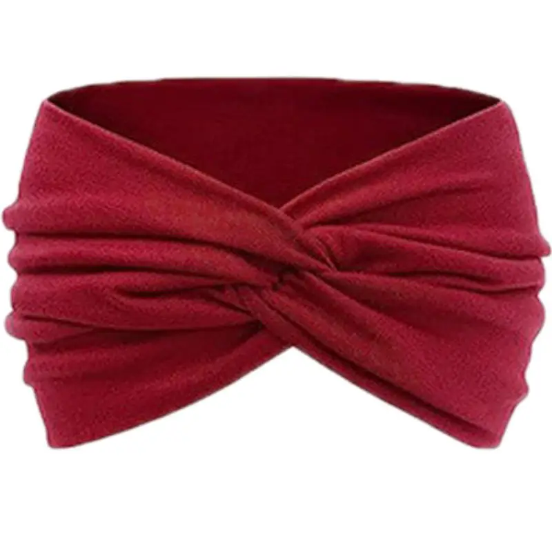 Wide Knitted Hair Band for Yoga & Pregnancy - Image 6