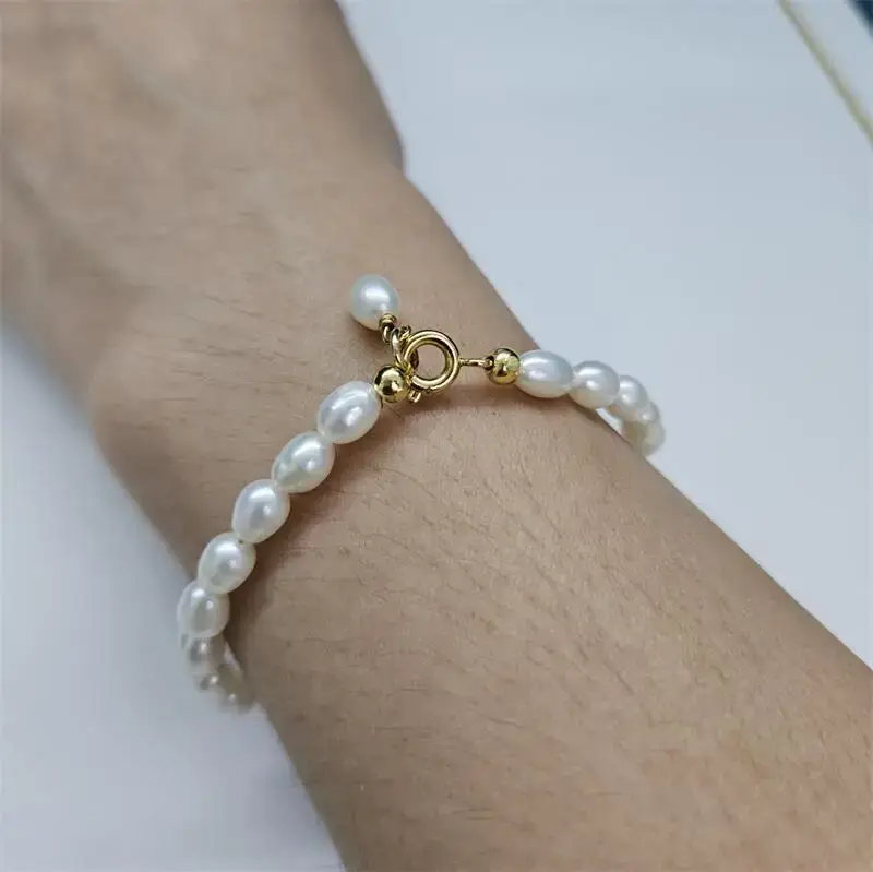 Baby Pearl Bracelet 4.5mm Freshwater Style — feature 7