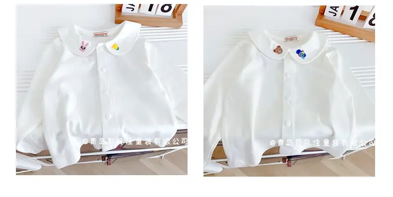 White Baby T-Shirts with Cute Embellishments — feature 18