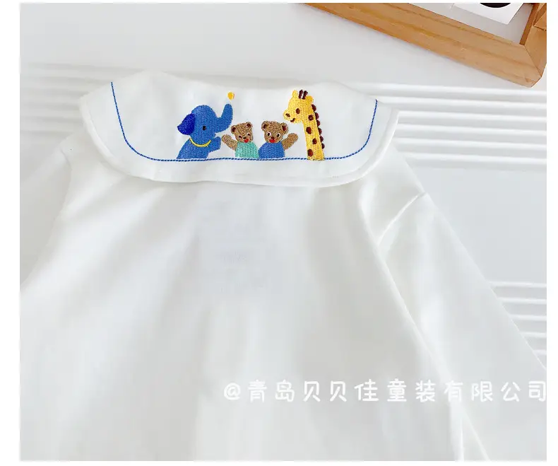 White Baby T-Shirts with Cute Embellishments — feature 25