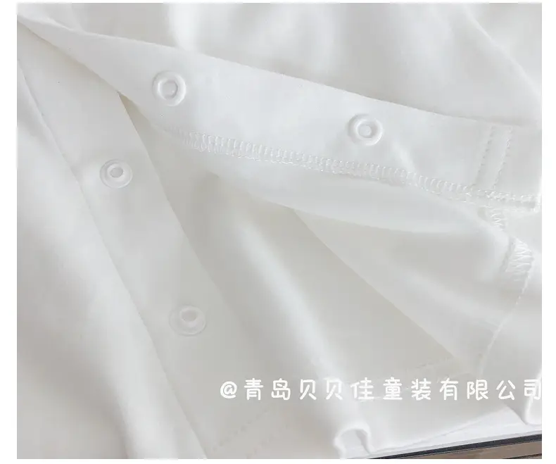 White Baby T-Shirts with Cute Embellishments — feature 28