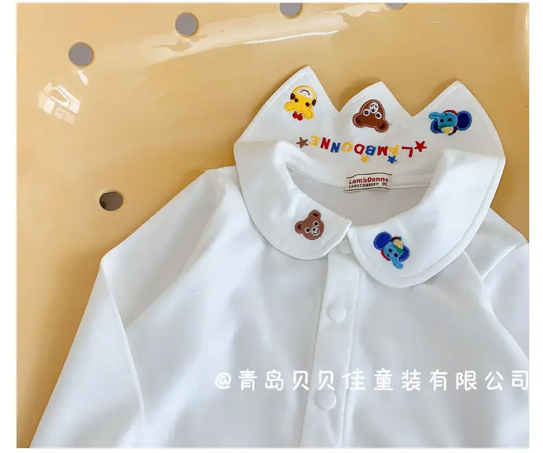 White Baby T-Shirts with Cute Embellishments — feature 30
