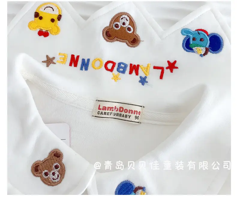 White Baby T-Shirts with Cute Embellishments — feature 32