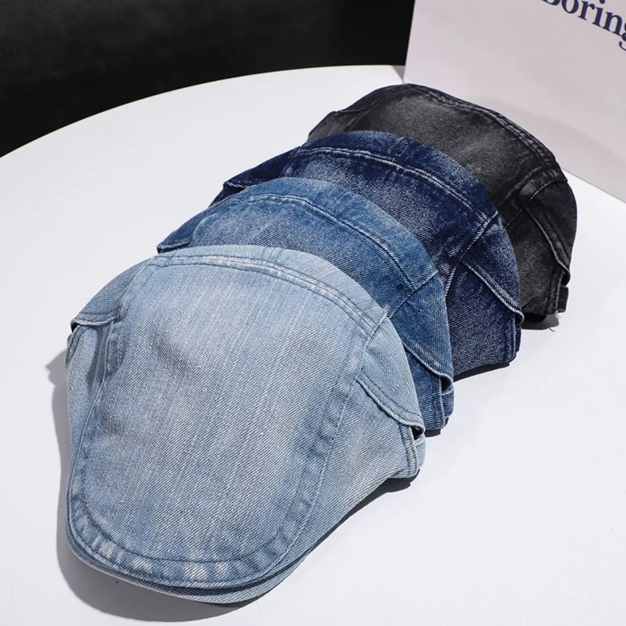 Denim Duck Cap for Men Women Casual Outdoor Wear - Image 9