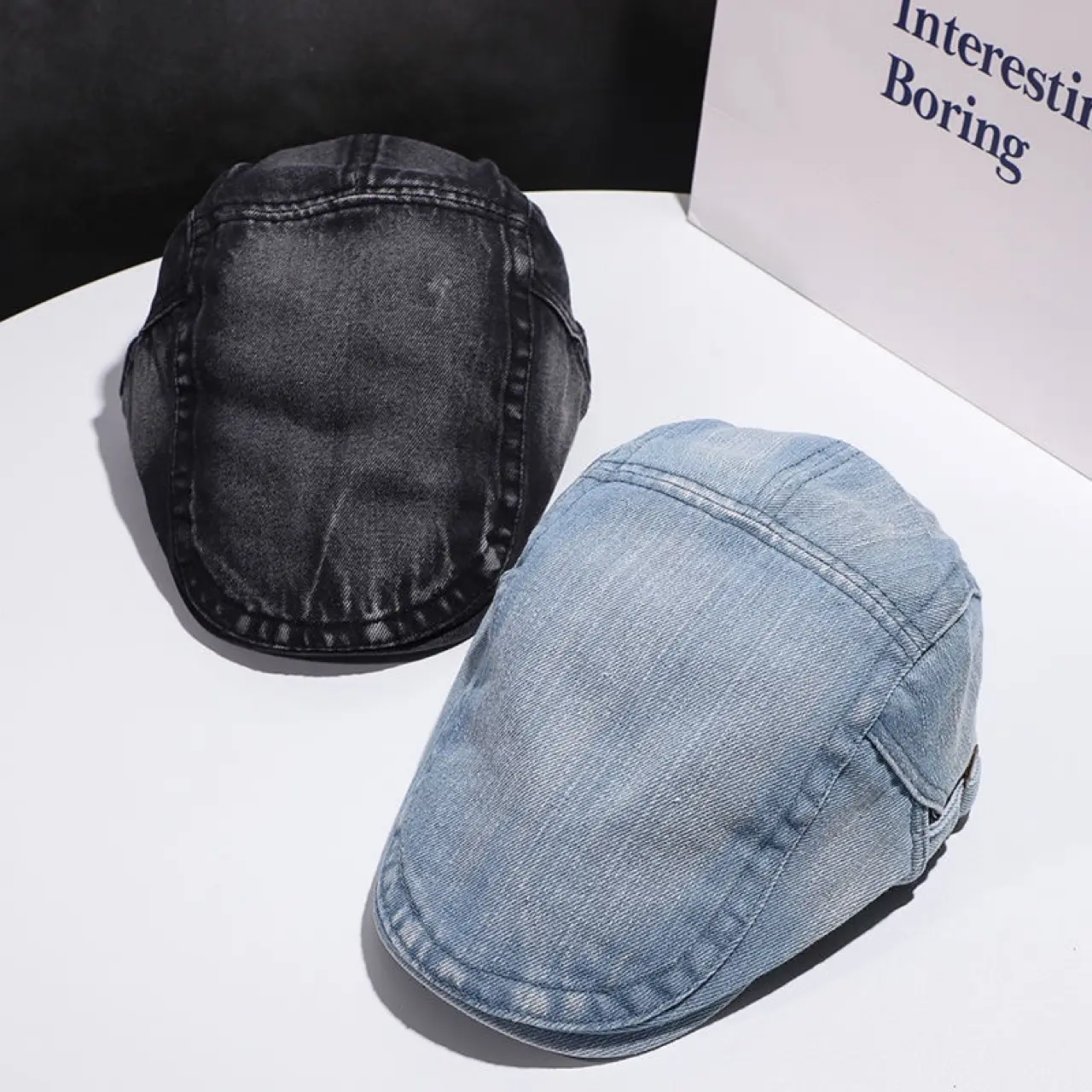 Denim Duck Cap for Men Women Casual Outdoor Wear - Image 10