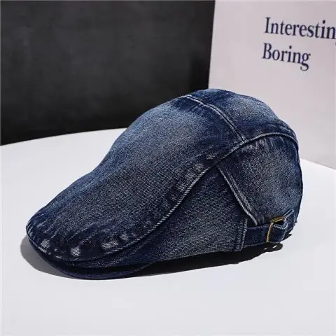 Denim Duck Cap for Men Women Casual Outdoor Wear - Image 2