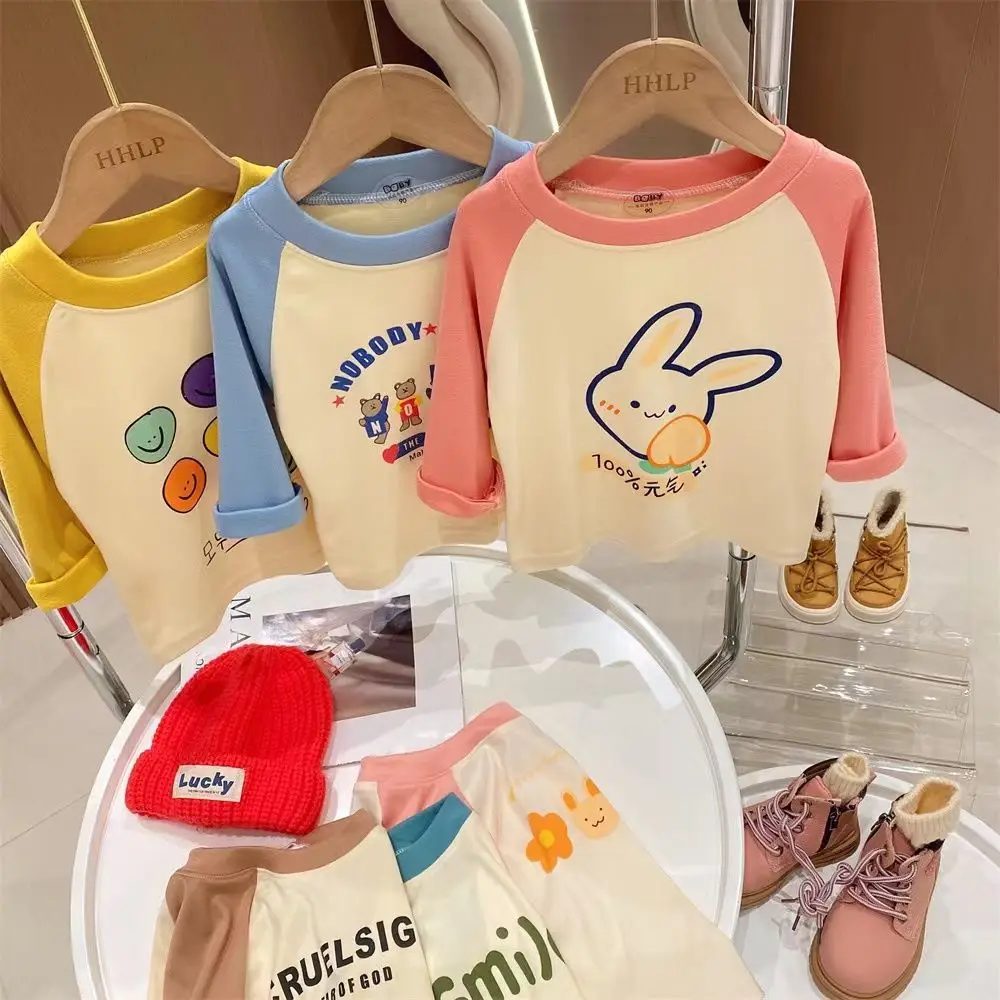 New Kids Bunny T-Shirt Pink Cream Long Sleeve — feature 1