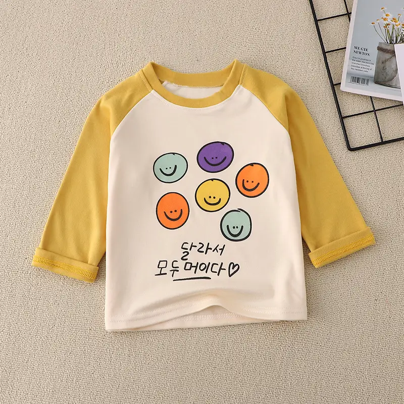 New Kids Bunny T-Shirt Pink Cream Long Sleeve - Image 2