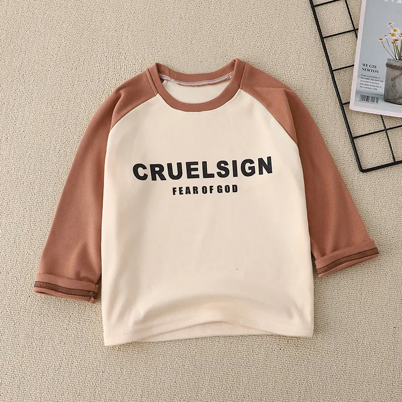 New Kids Bunny T-Shirt Pink Cream Long Sleeve - Image 3