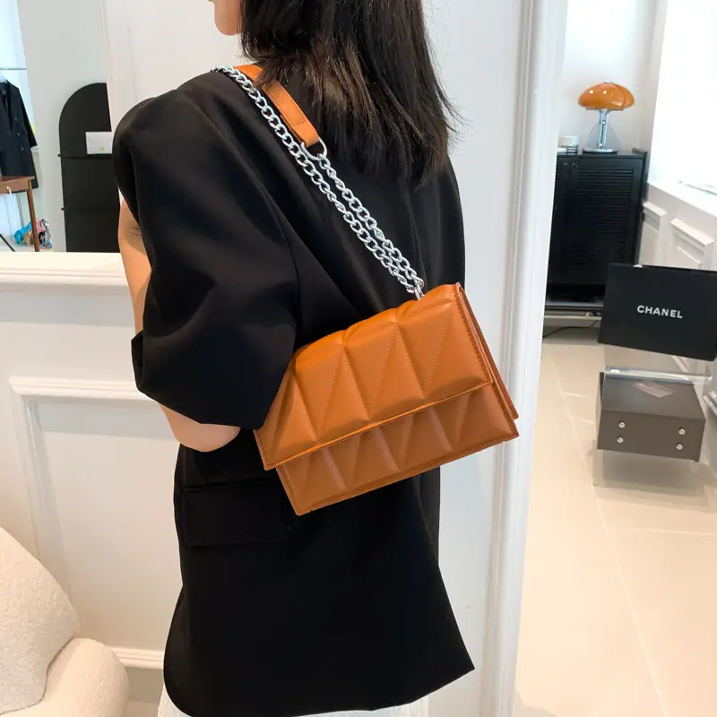 Women's Chain Shoulder Bag 2023 New Style Square Bag - Image 8